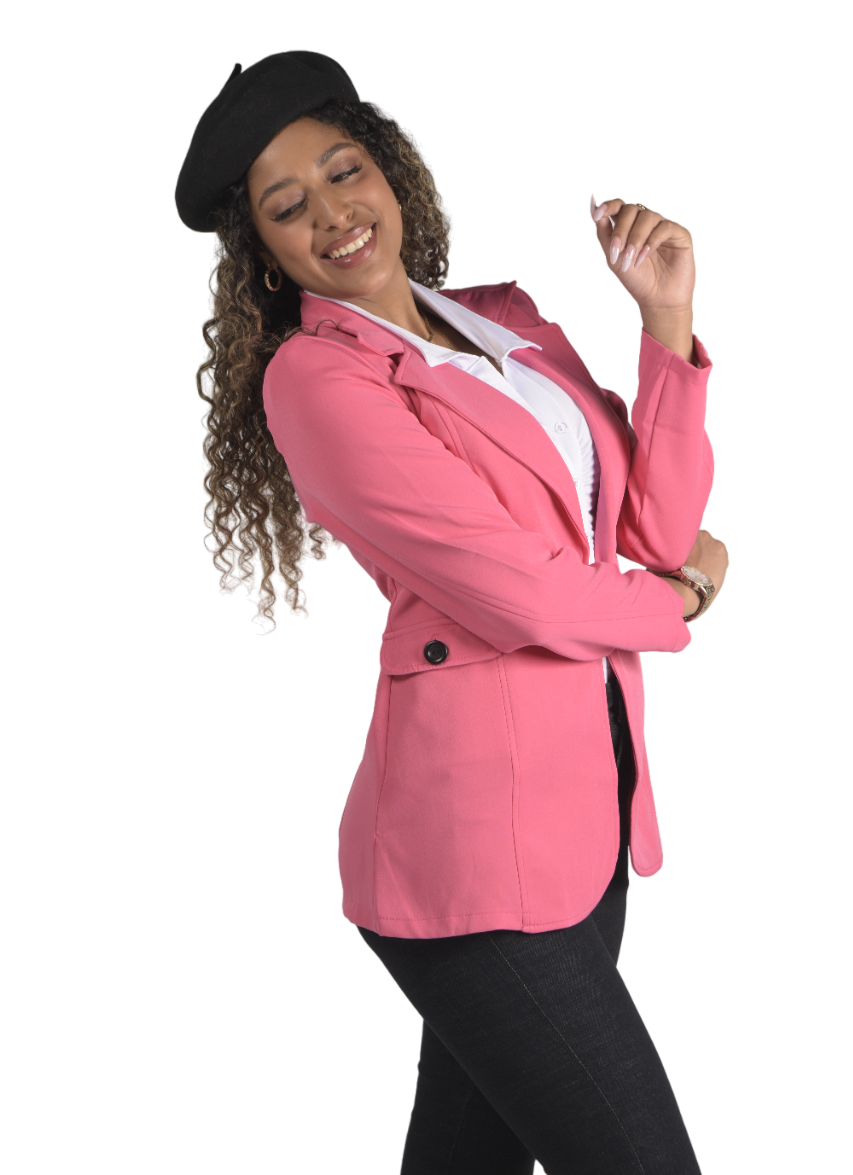 Blazer Clásico Fucsia 2 Blazer Clásico Fucsia - Imagen 2