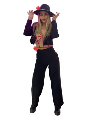 Pantalon Bota Ancha Negro